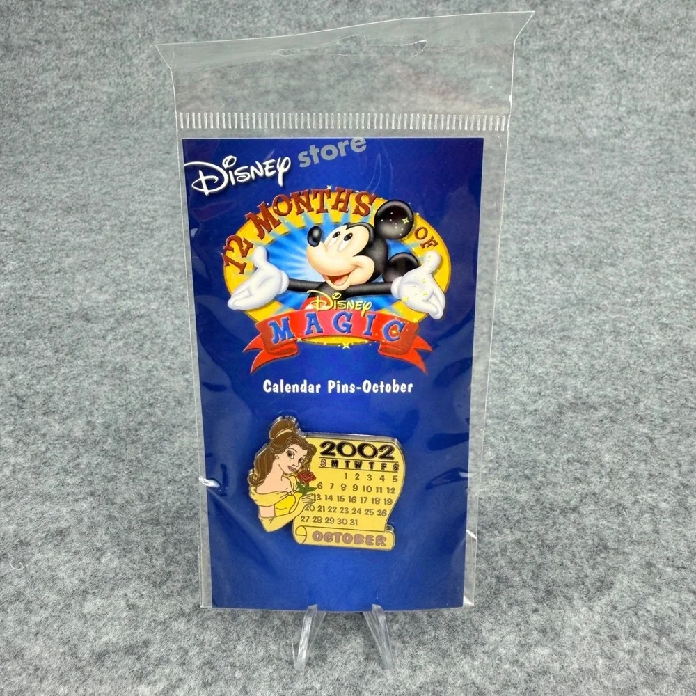 Disney Store 12 Months of Magic October 2002 Belle Beauty & the Beast Pin